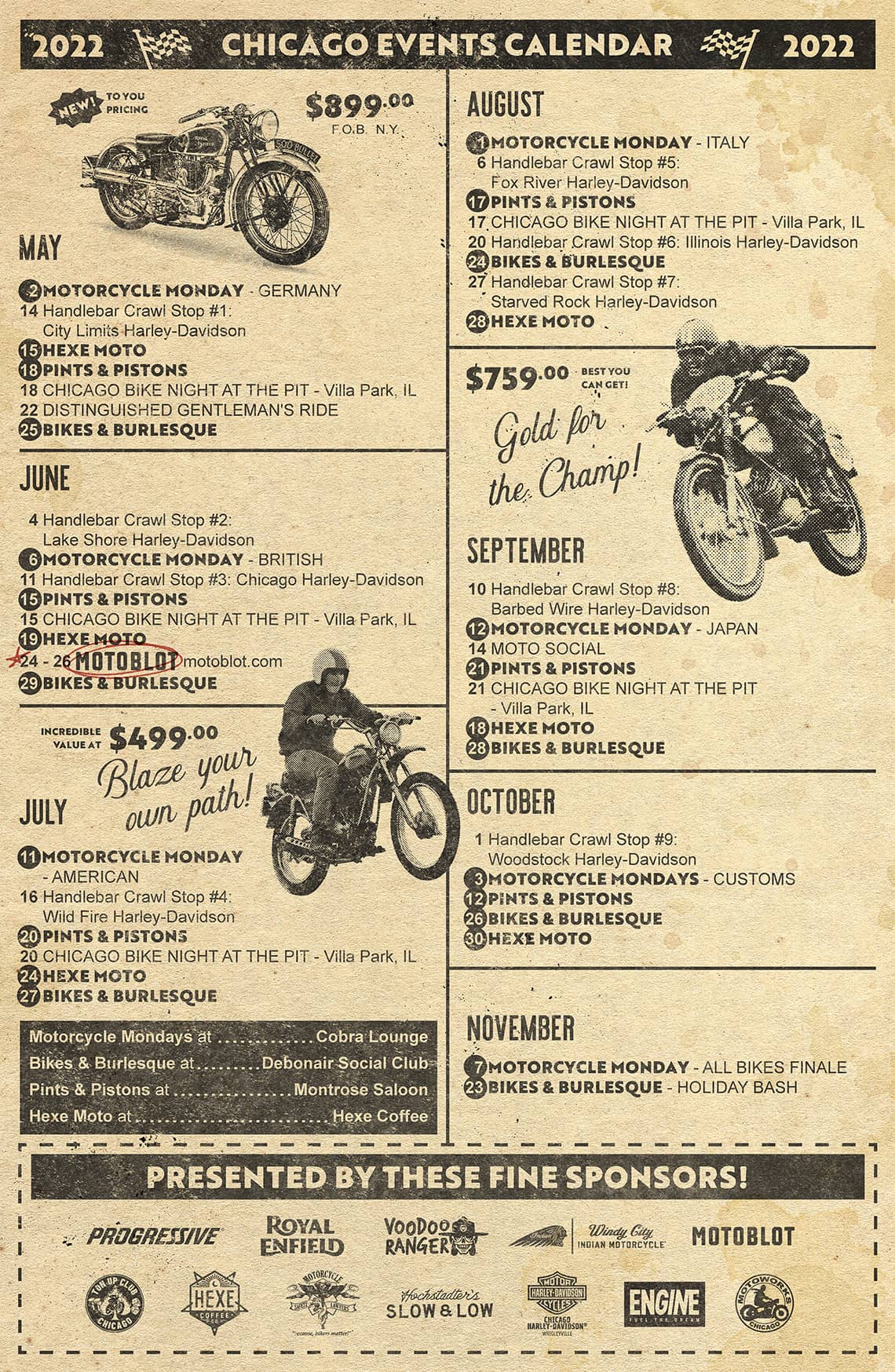 Motoblot Events Calendar