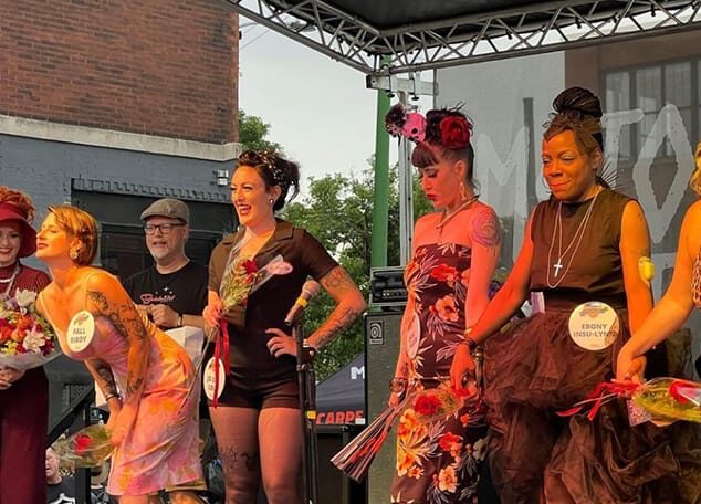 2022 Pin-Up Contestants Stage