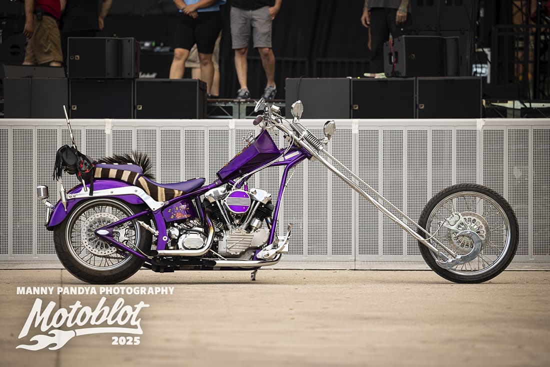 MOTOBLOT 2025 Valhalla third place winner, a Harley-Davidson S&S Knucklehead Rolling Thunder by Kevin Stroud